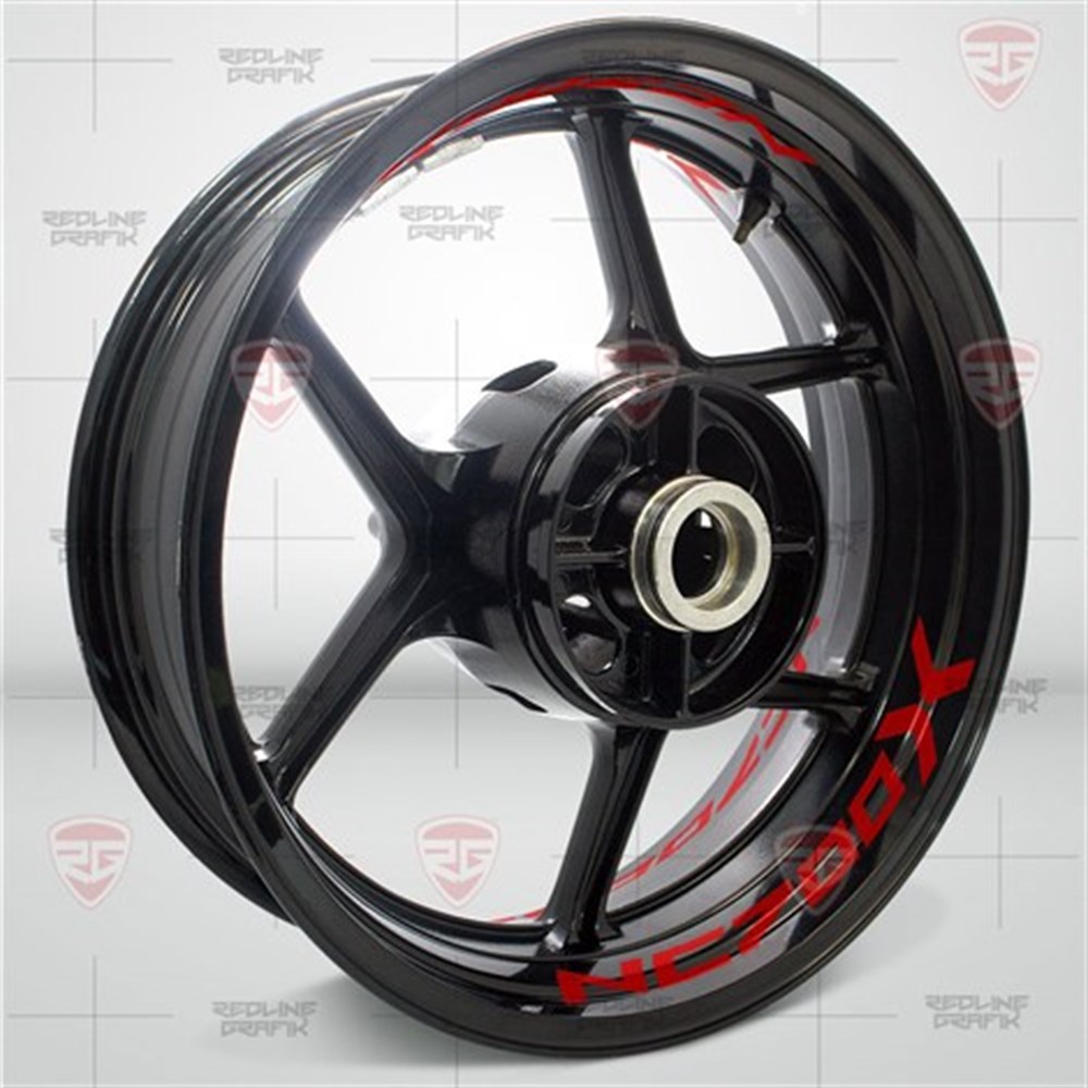 Honda NC700X Kırmızı Jant Şeridi