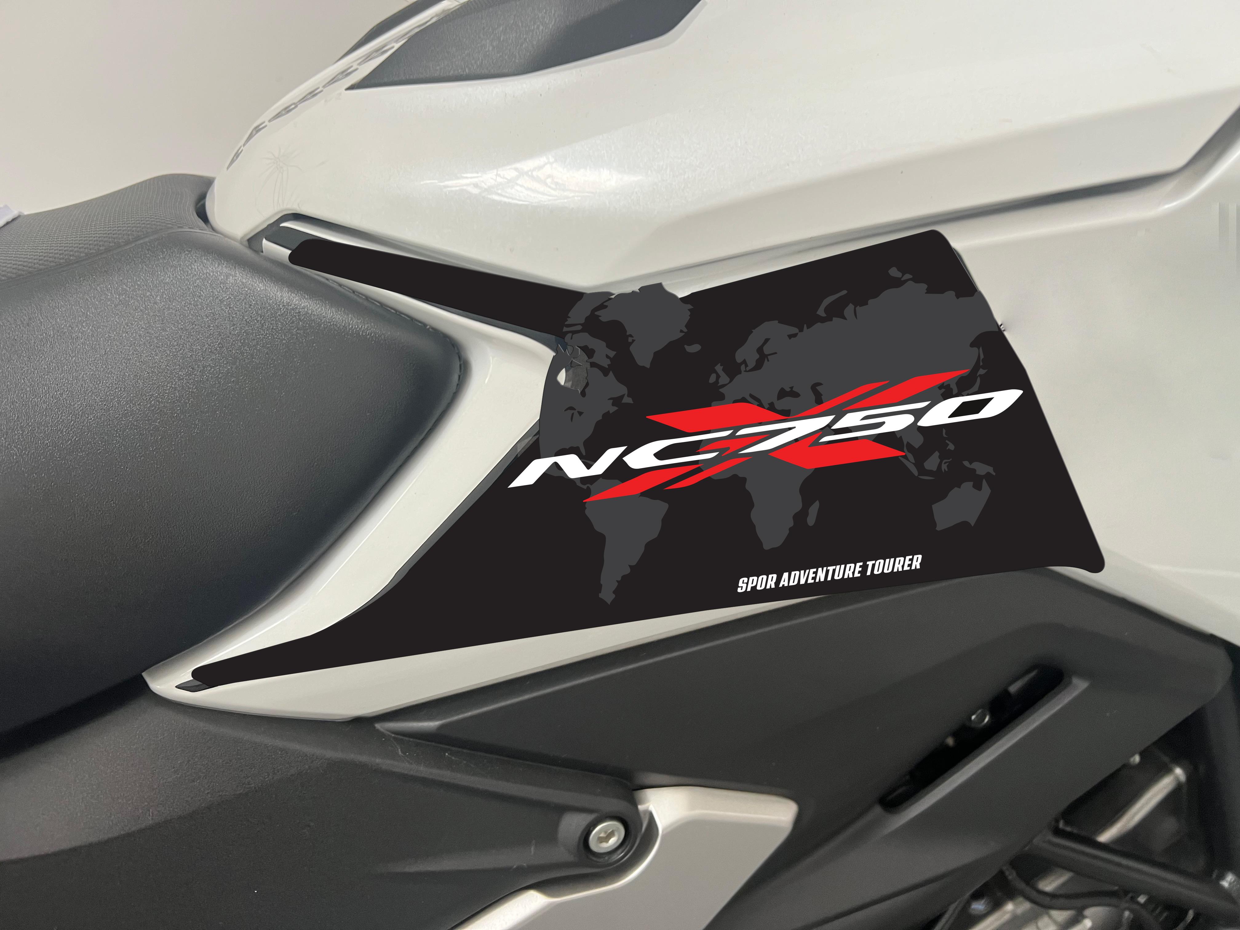 Honda NC750X 2021 - 2023 17 Parça Uyumlu Karbon Tank Pad  Yan Pad Kafa Pad Set