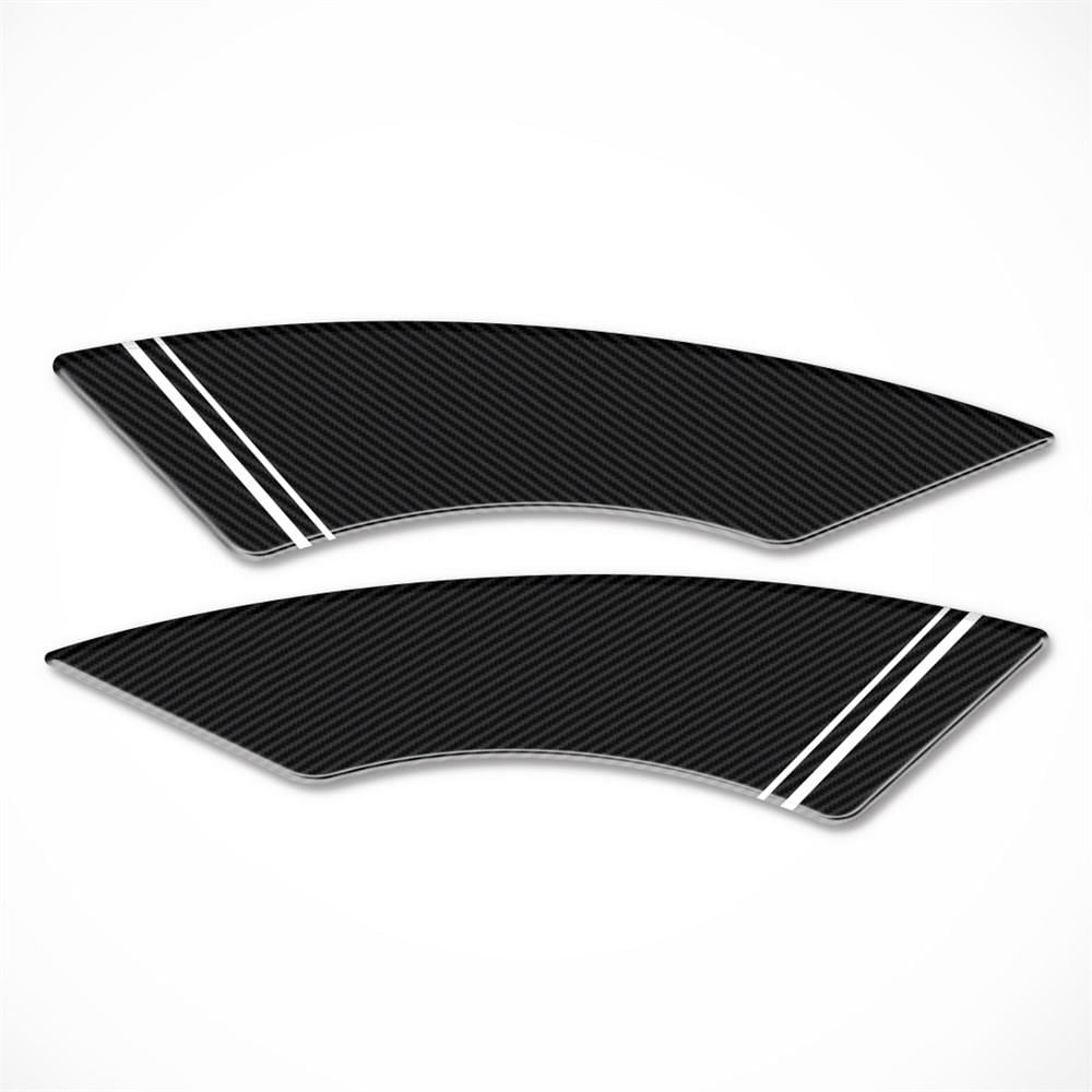 Honda Pcx 125 2021 Karbon beyaz Motosiklet bacak Koruyucu sticker pad