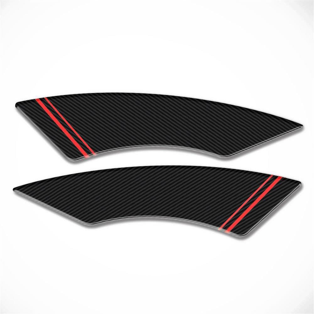 Honda Pcx 125 2021 Karbon Kırmızı Motosiklet bacak Koruyucu sticker pad