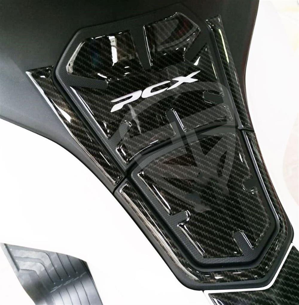 Honda Pcx 2021 Model Karbon Desen Tank Pad