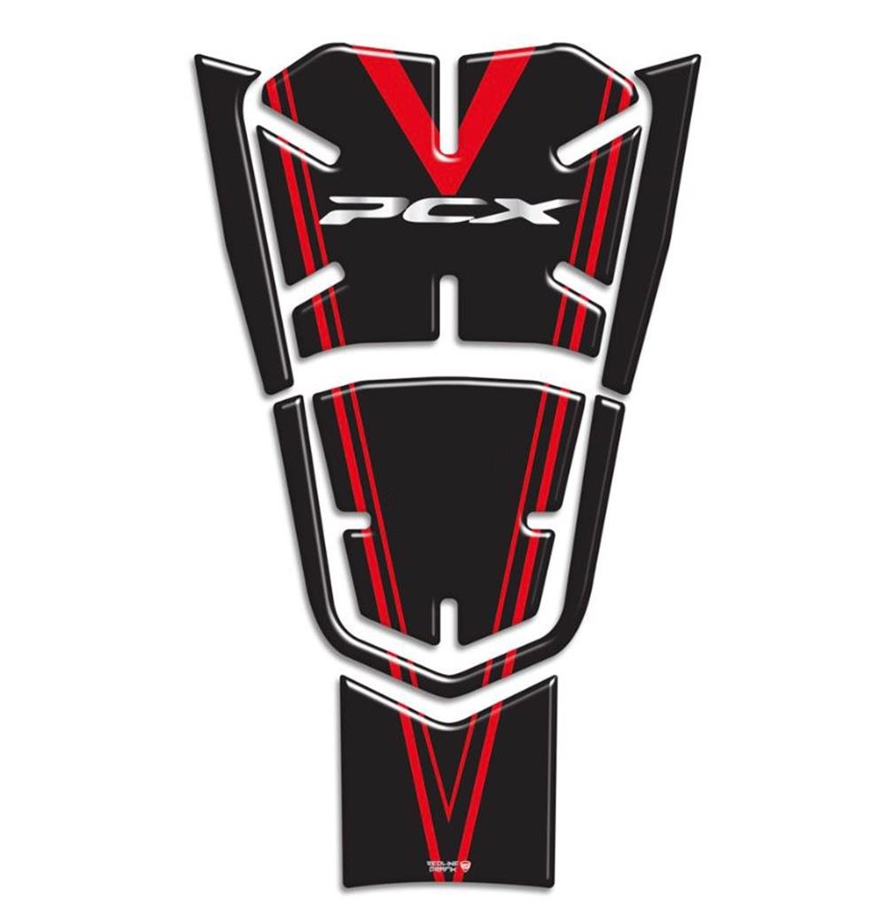 Honda Pcx 2021 Model Kırmızı Siyah Tank Pad