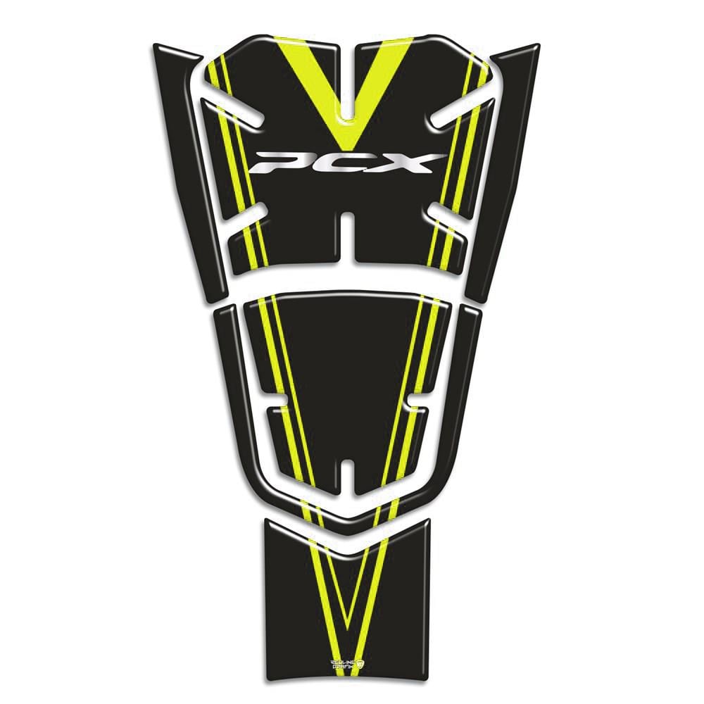 Honda Pcx 2021 Model Neon Sarı Siyah Tank Pad