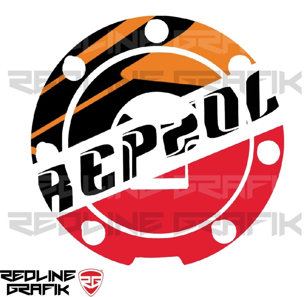 Honda Repsol Depo Kapak Pad Sticker