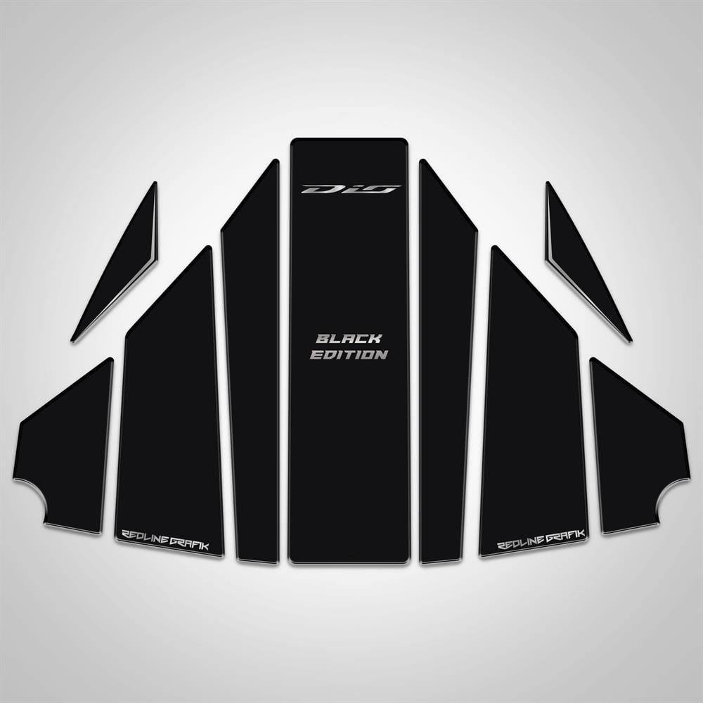 Honda Siyah Dio Tank Pad Motorsiklet Koruma