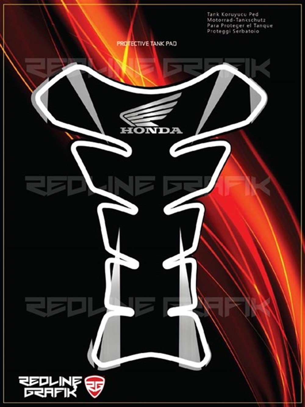 Honda Siyah Tank Pad