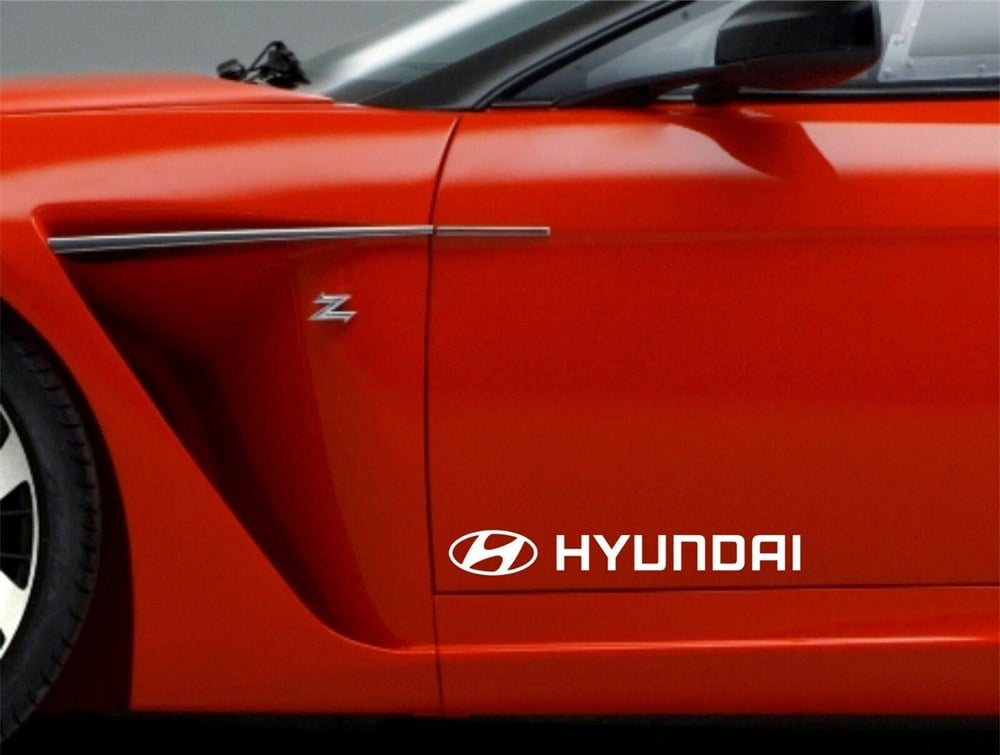 Hyundai Oto Sticker 2 Adet