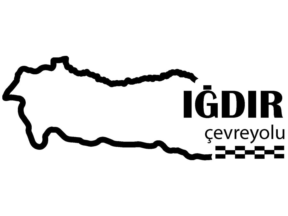 Iğdır Çevreyolu Sticker - Ücretsiz Kargo 