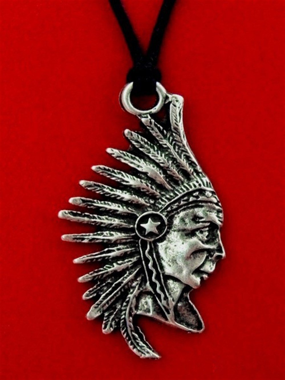 Indian Head Portrait Kolye