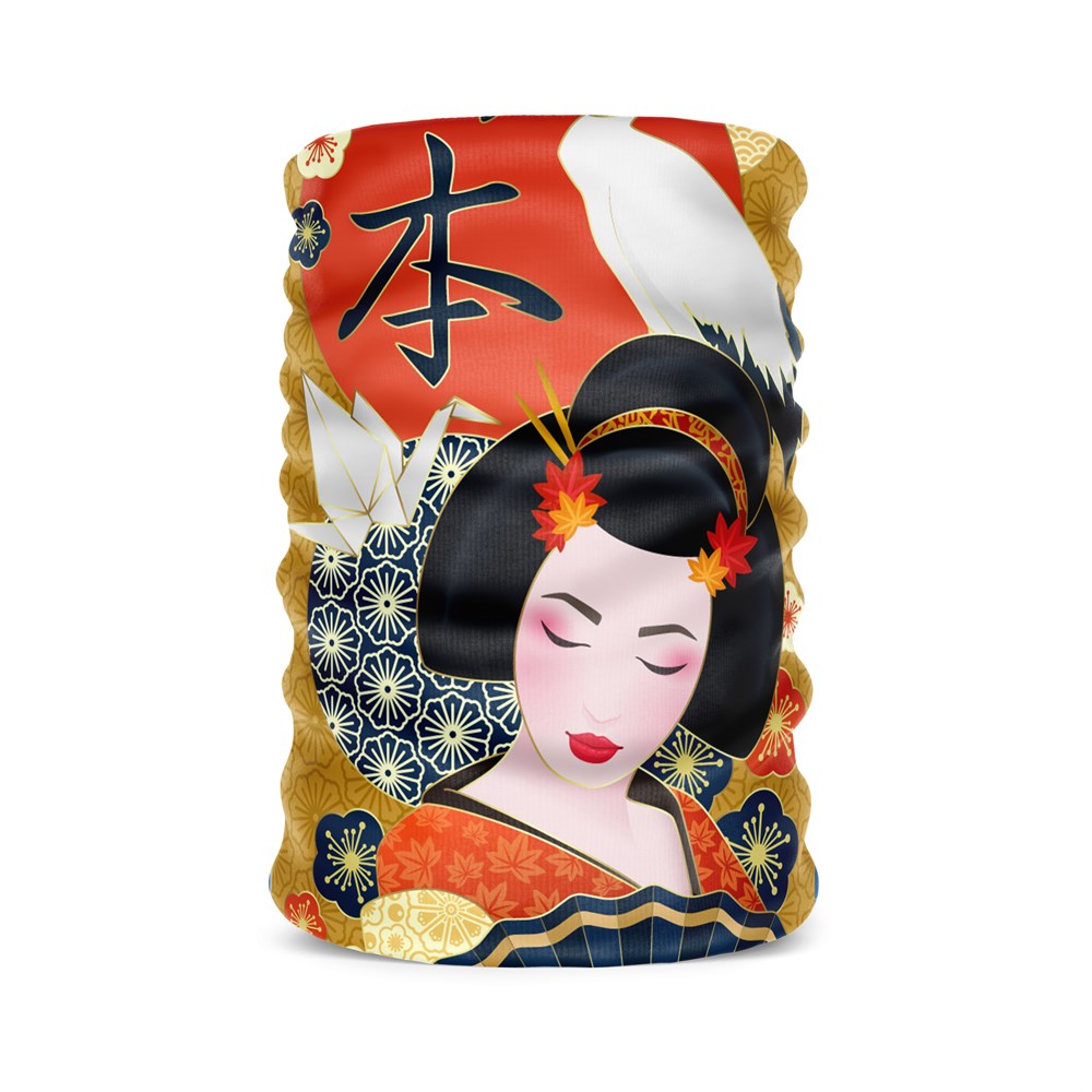 Japanese Style Bandana Saç Bandı Toka Boyunluk