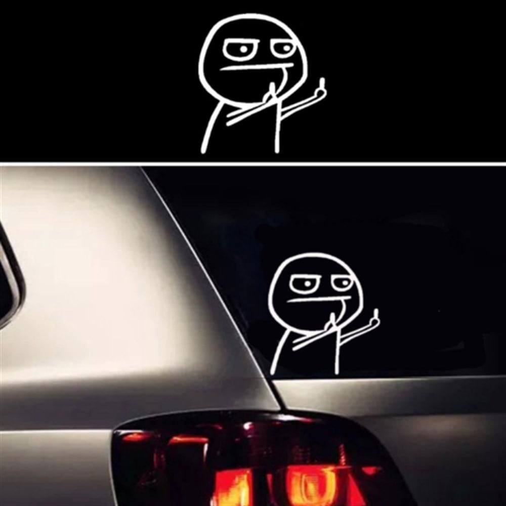 JDM Orta Parmak Sticker