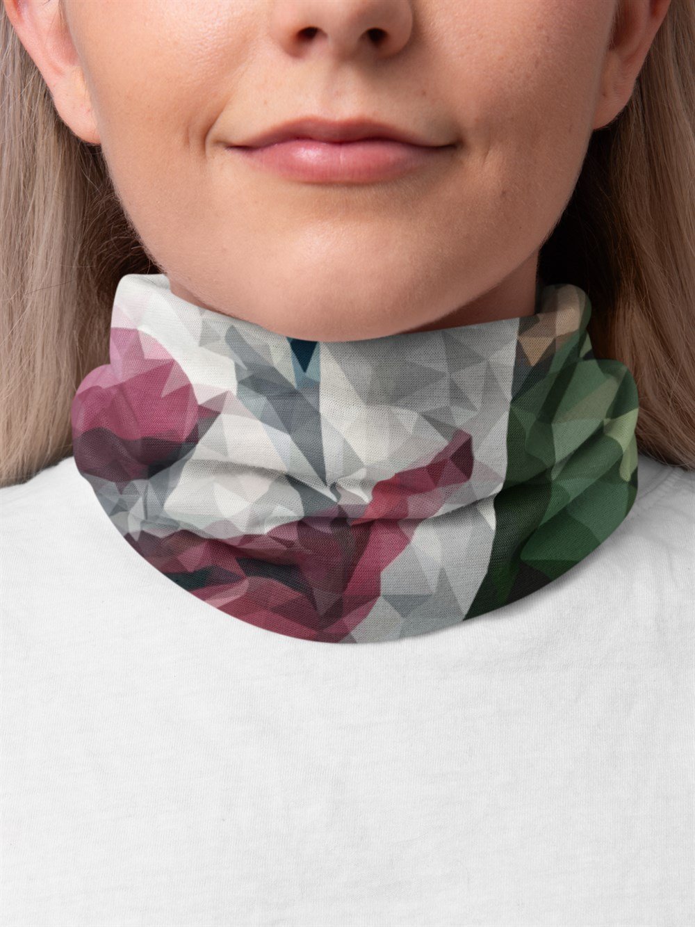 Joker Kadın Bandana Saç Bandı Toka Boyunluk