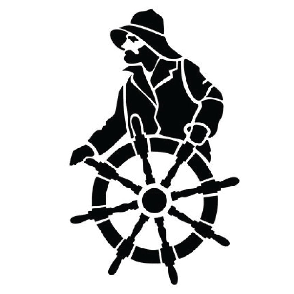 Kaptan Dümende Sticker