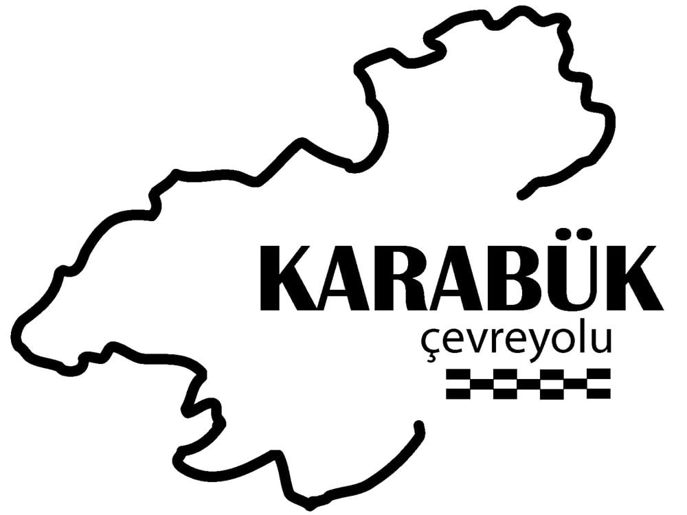 Karabük  Çevreyolu Sticker - Ücretsiz Kargo 