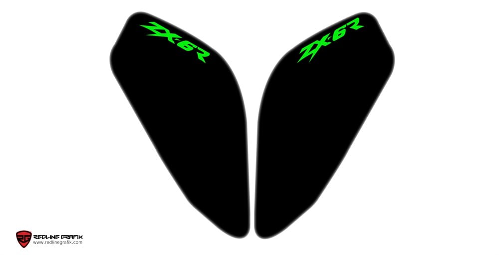 Kawasaki ZX6 Yan Sticker Seti 2009-15