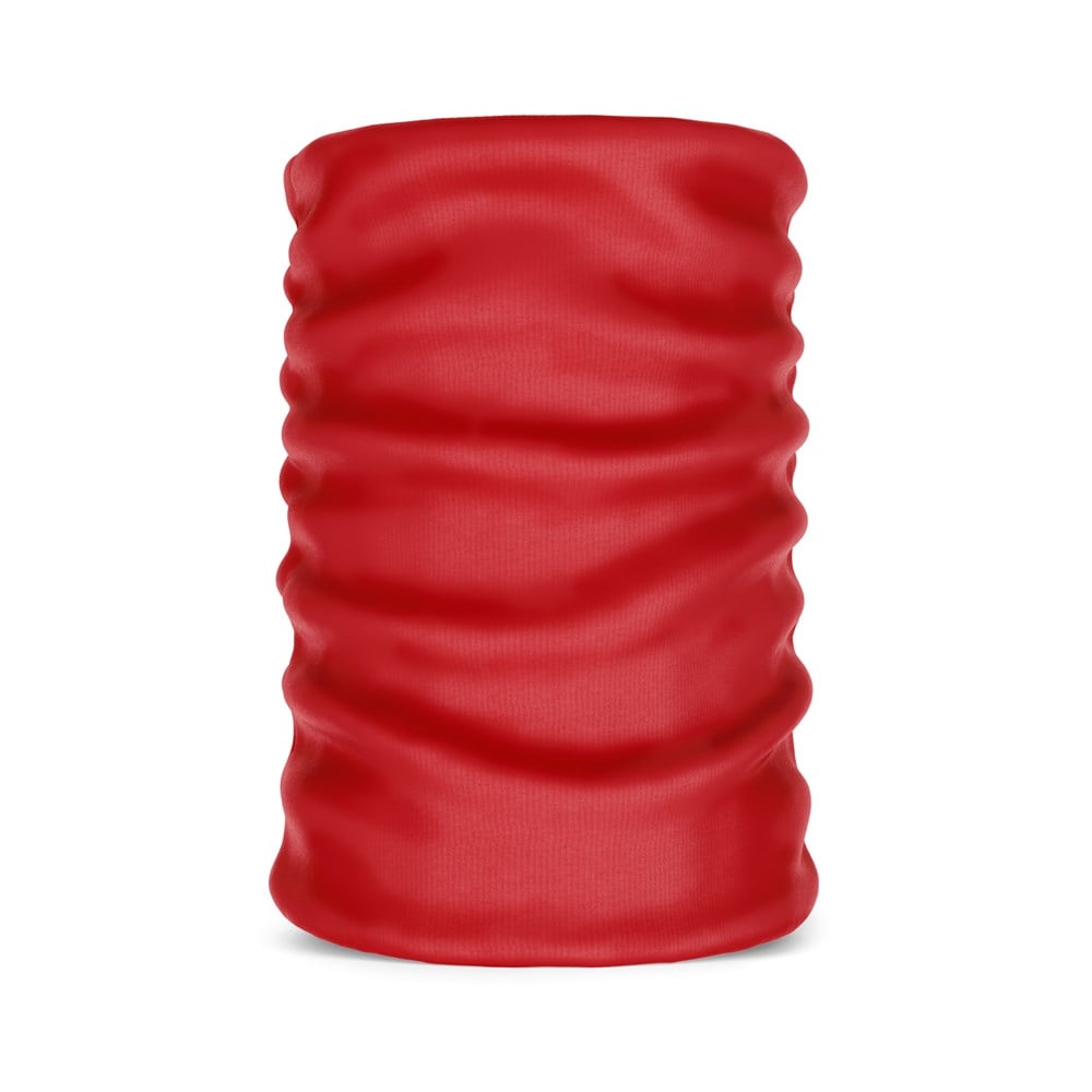 Kırmızı Düz Renk Kadın Bandana Saç Bandı Toka Boyunluk