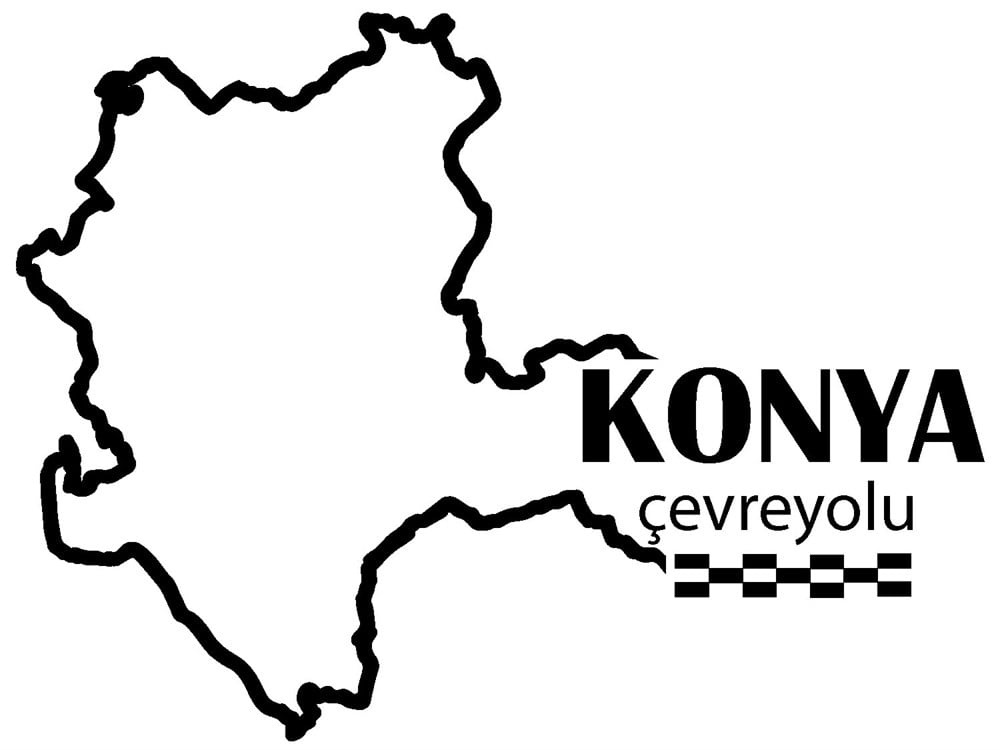 Konya Çevreyolu Sticker - Ücretsiz Kargo 