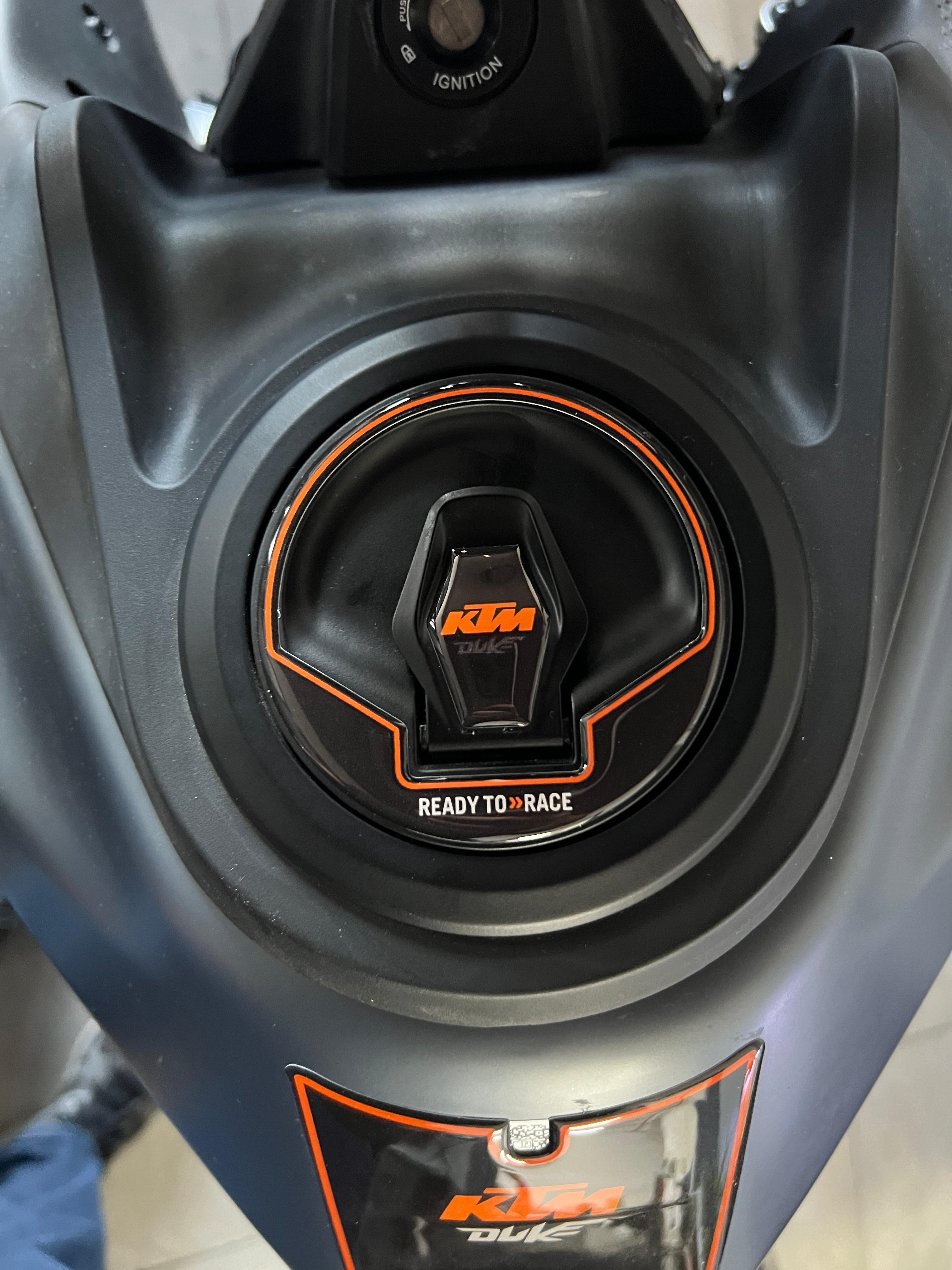 Ktm Duke 250 2024 Turuncu SiyahTank Pad Set Redline Grafik