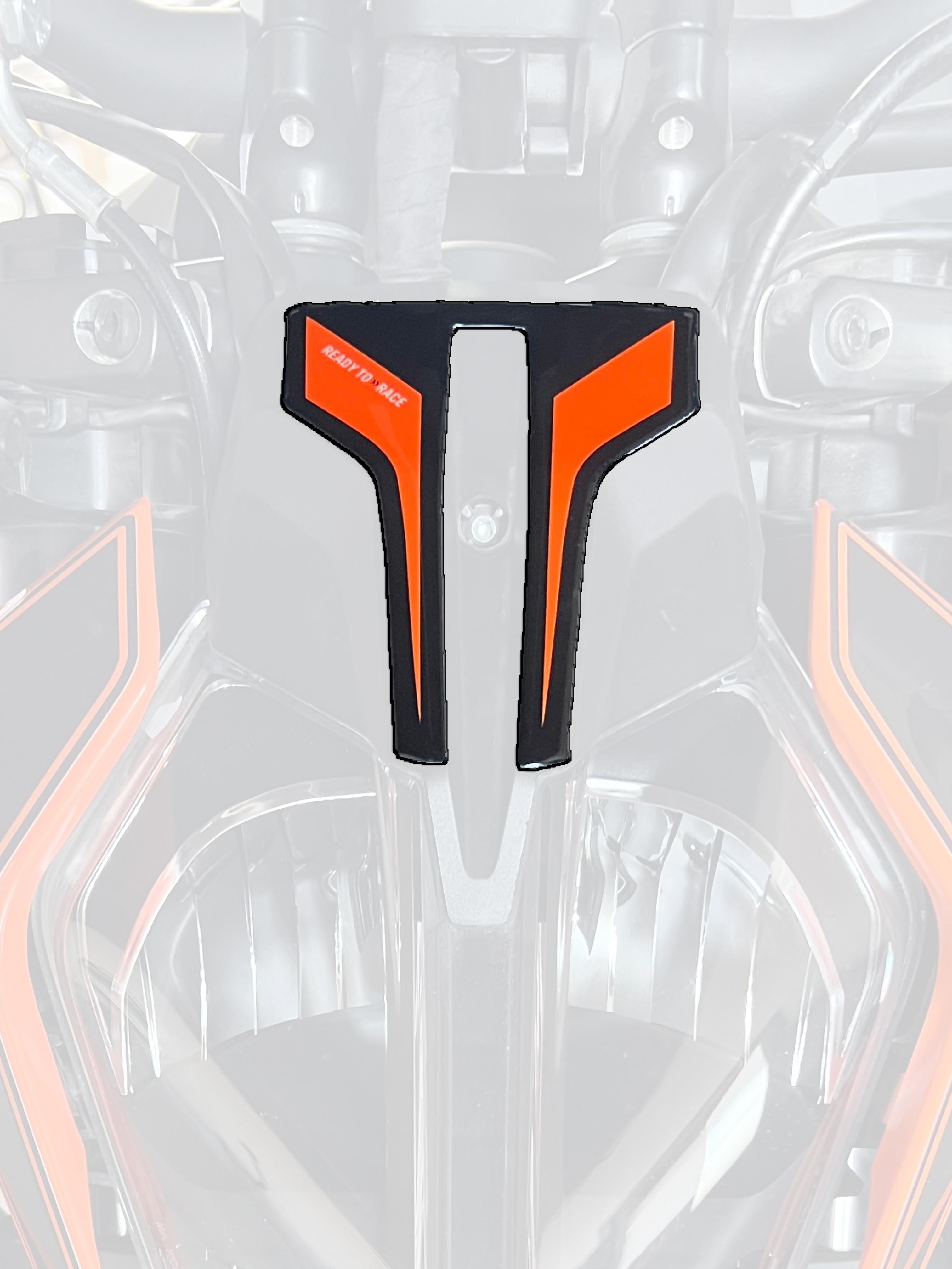 Ktm Duke 390 2024 Turuncu Siyah Full Tank Pad Set Redline Grafik