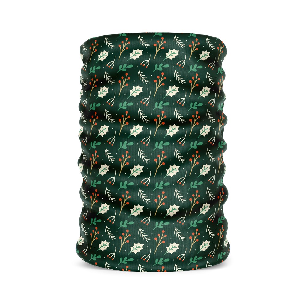 Küçük Yaprak Desenli Bandana Saç Bandı Toka Boyunluk