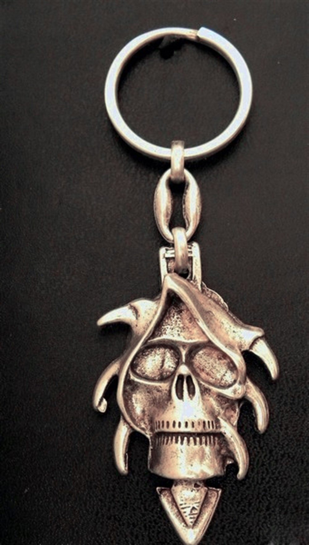 KURU KAFA TASARIMLI METAL ANAHTARLIK