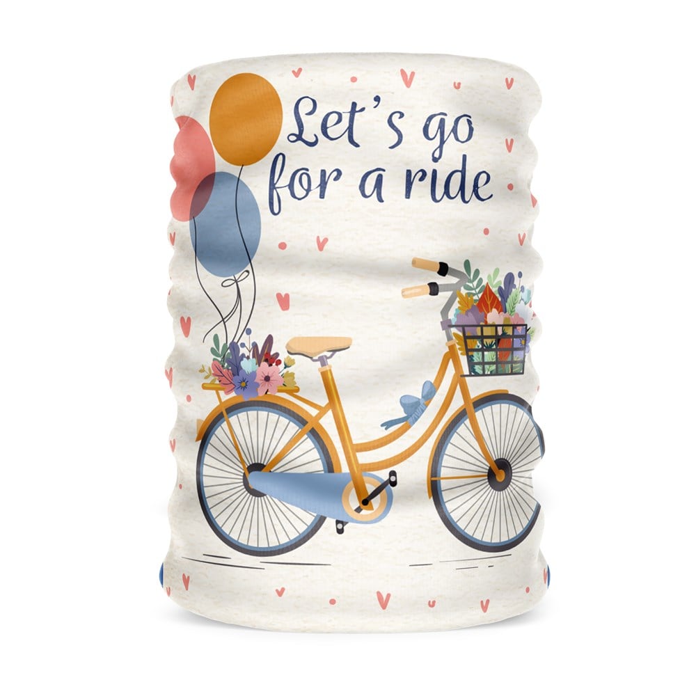 Let's Go For a Ride Kadın Bandana Saç Bandı Toka Boyunluk