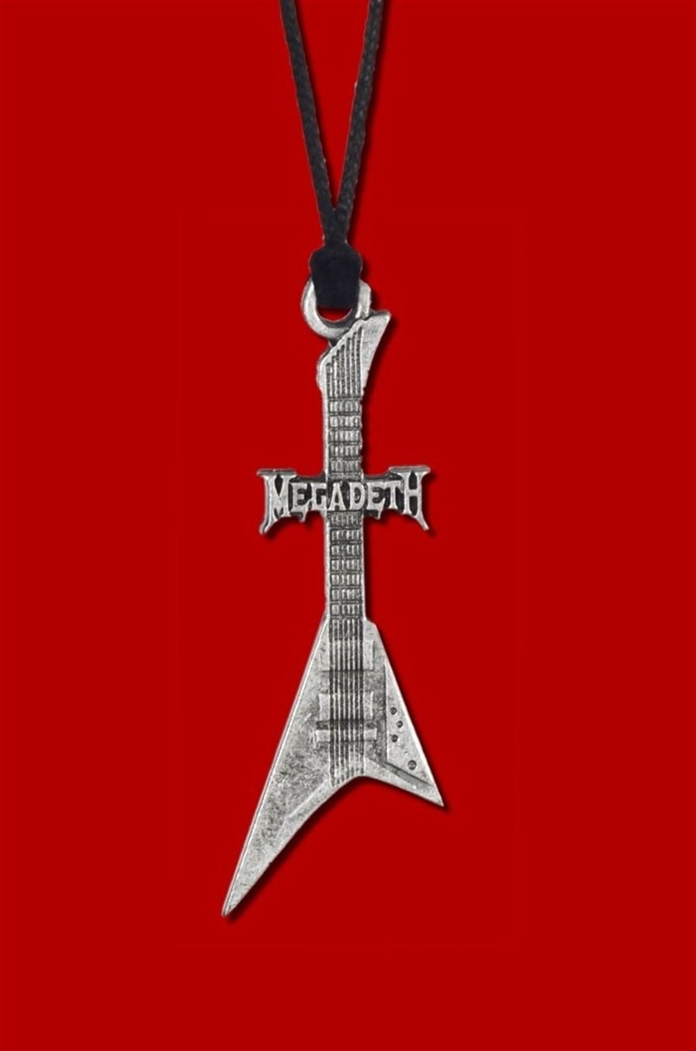 Mega Death Gitarlı Kolye