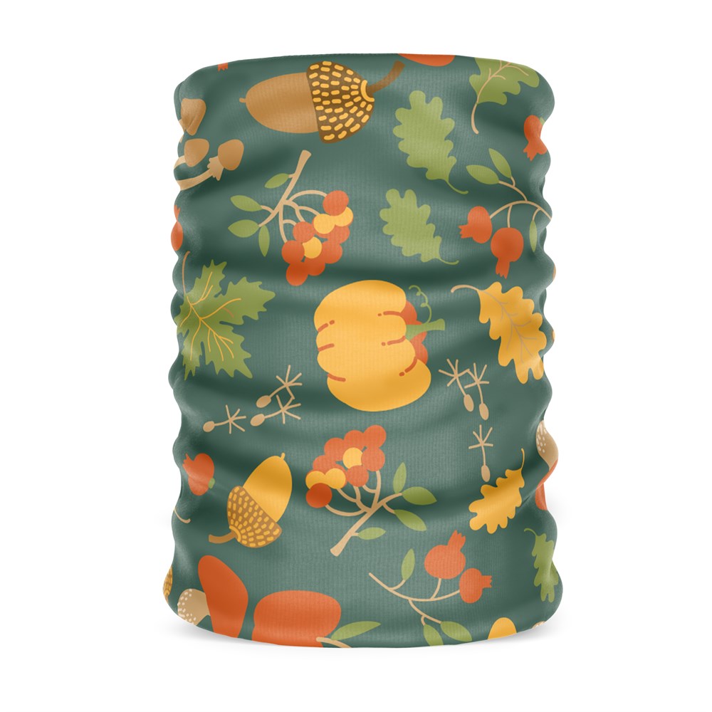 Mini Desen Kadın Bandana Saç Bandı Toka Boyunluk