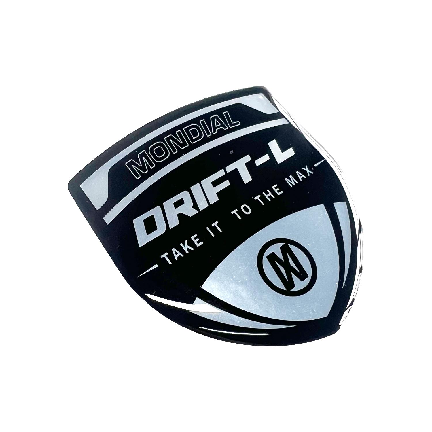 Mondial Drift 3D Gümüş Arma Sticker Redlinegrafik