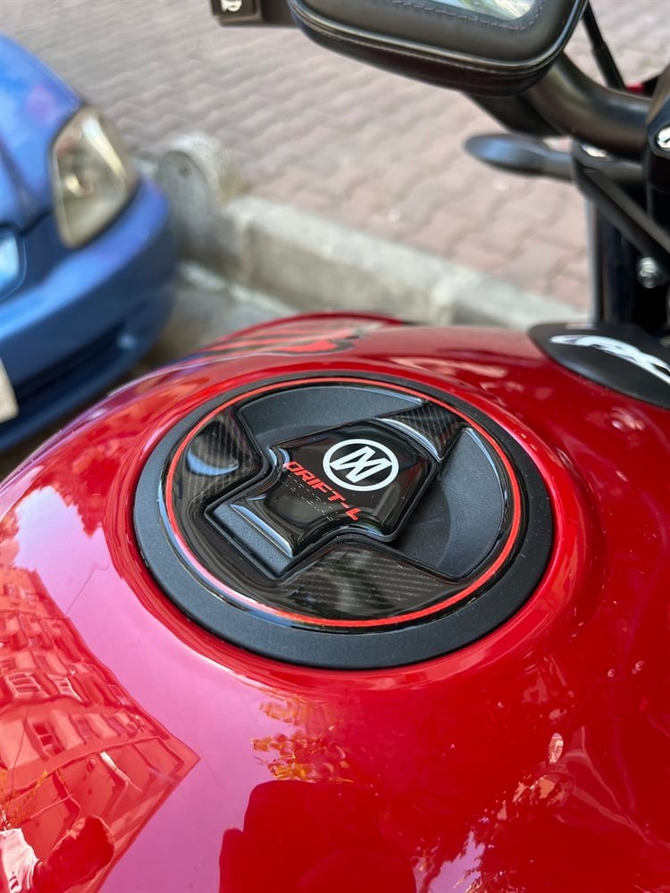 Mondial Drift L Full Tank Pad Set Siyah - Kırmızı