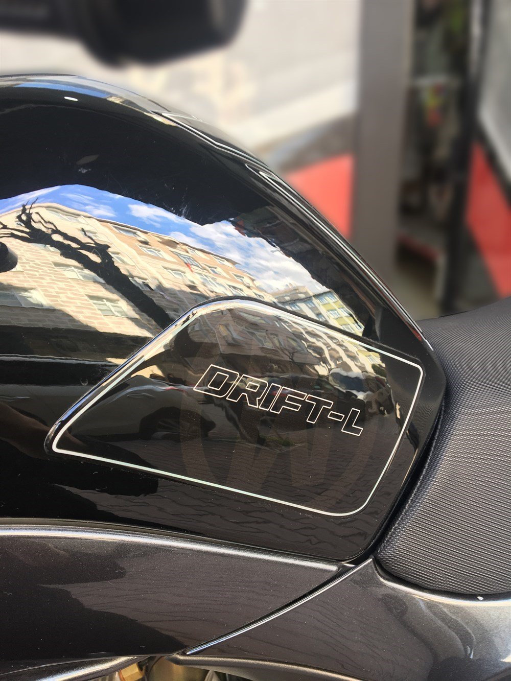 Mondial Drift L Full Tank Pad Set Siyah-Gümüş