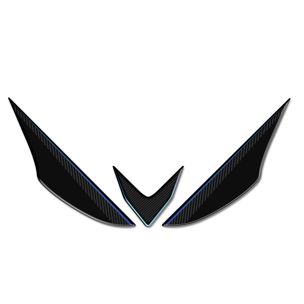 Mondial Drift L Yan Grenaj ve Kuyruk Sticker Pad Siyah-Mavi tasarım