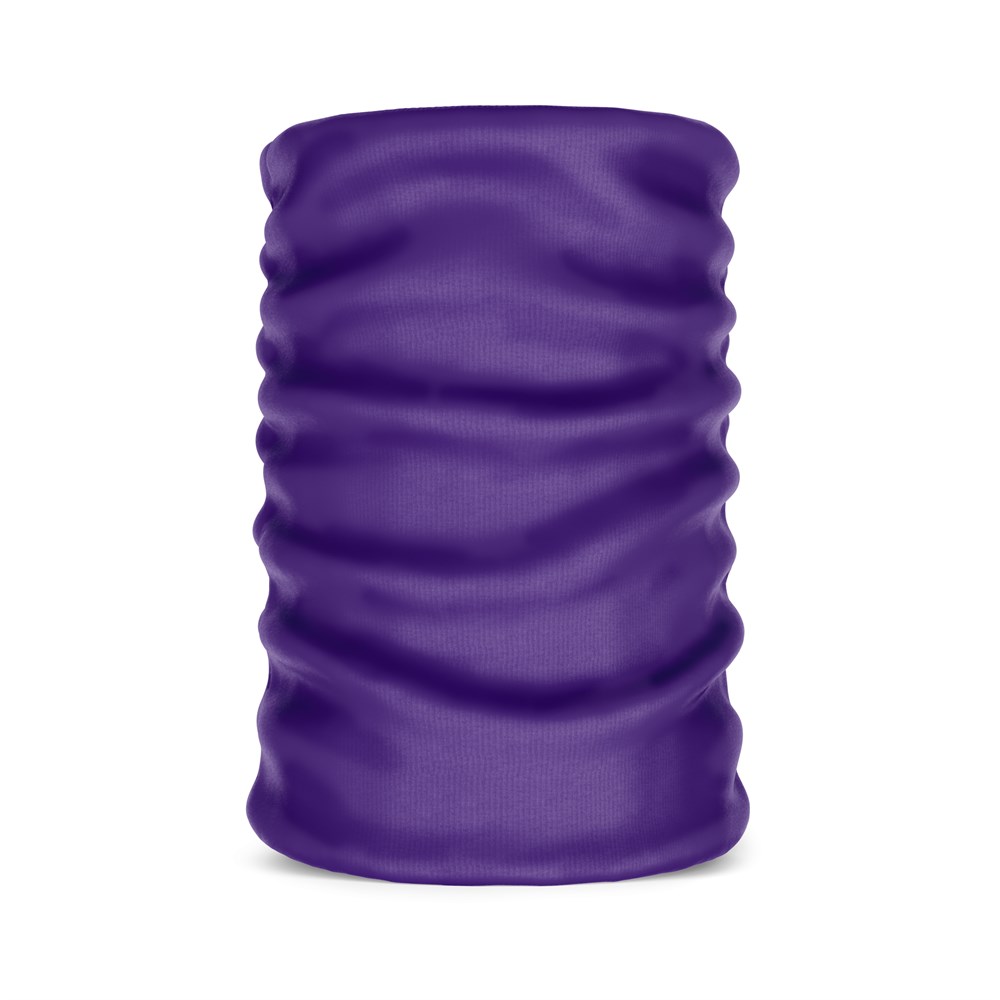 Mor Düz Renk Kadın Bandana Saç Bandı Toka Boyunluk