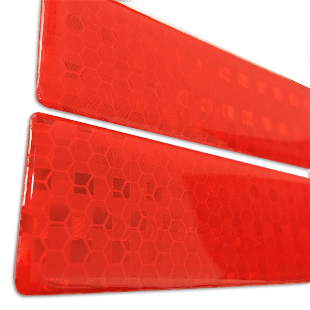 Motorsiklet Çanta Uyarıcı Reflektif İkaz Sticker 4'lü