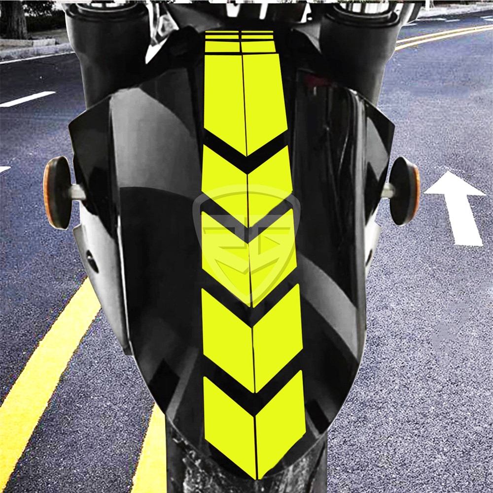 Motosiklet Çamurluk Sticker Sarı