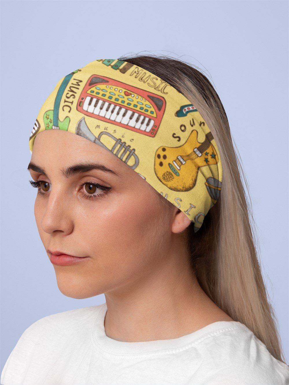 Musical Instrument Bandana Saç Bandı Toka Boyunluk