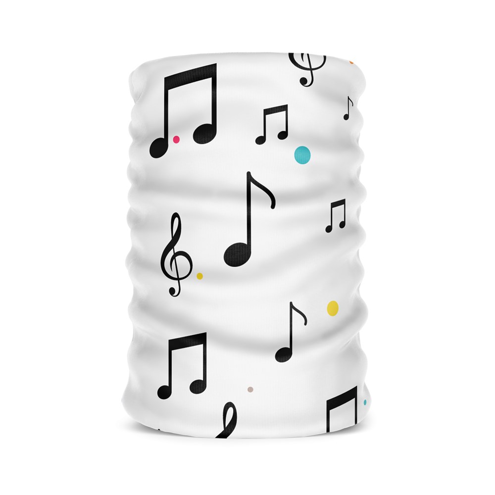 Nota Desen Bandana Saç Bandı Toka Boyunluk