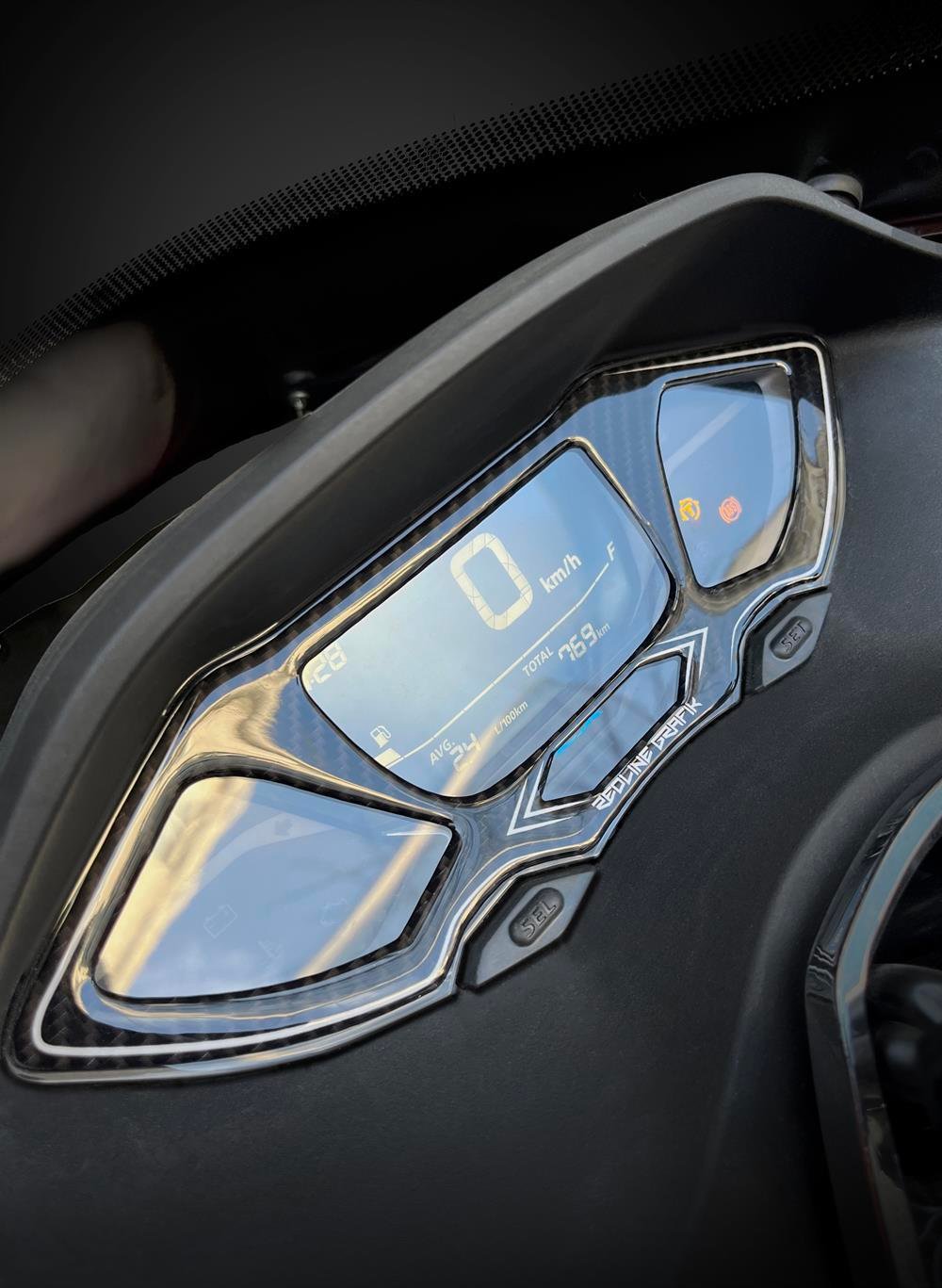 Pcx 2021 Model Karbon Ekran Koruma