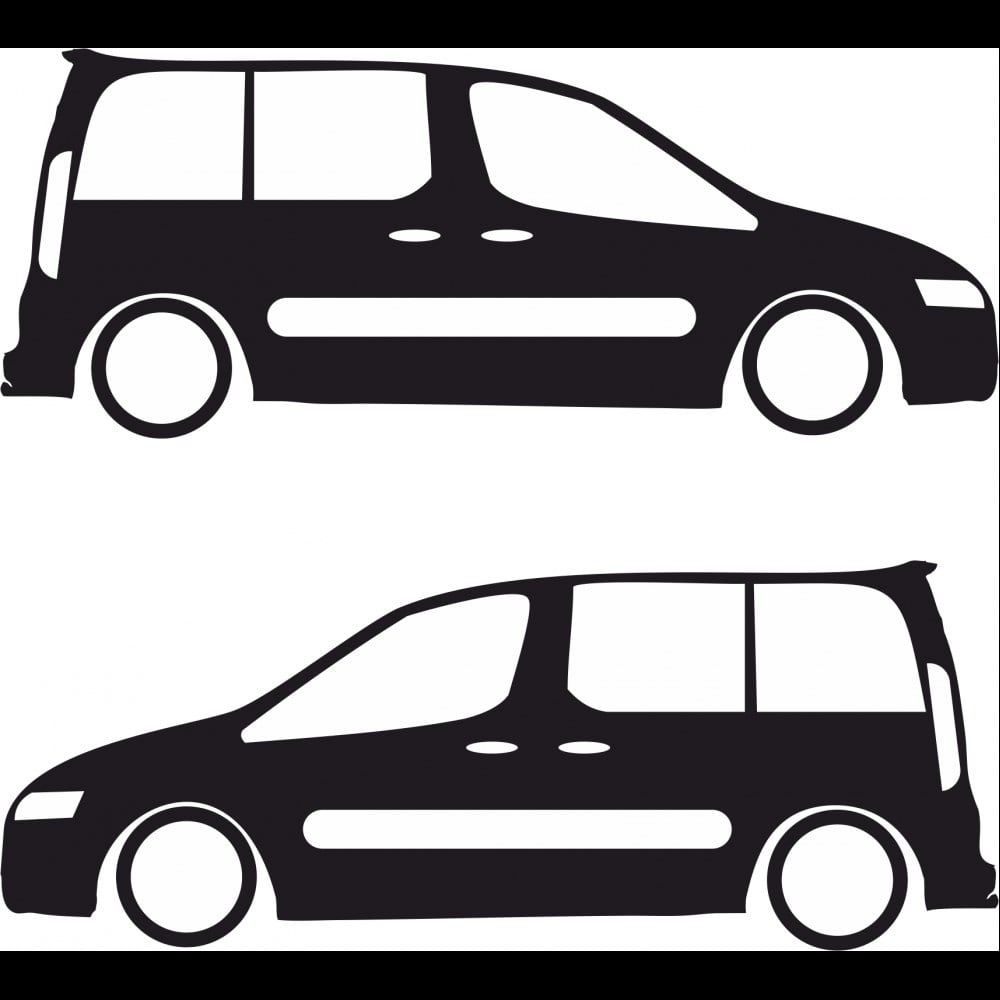 Peugeot Partner Basık Sticker