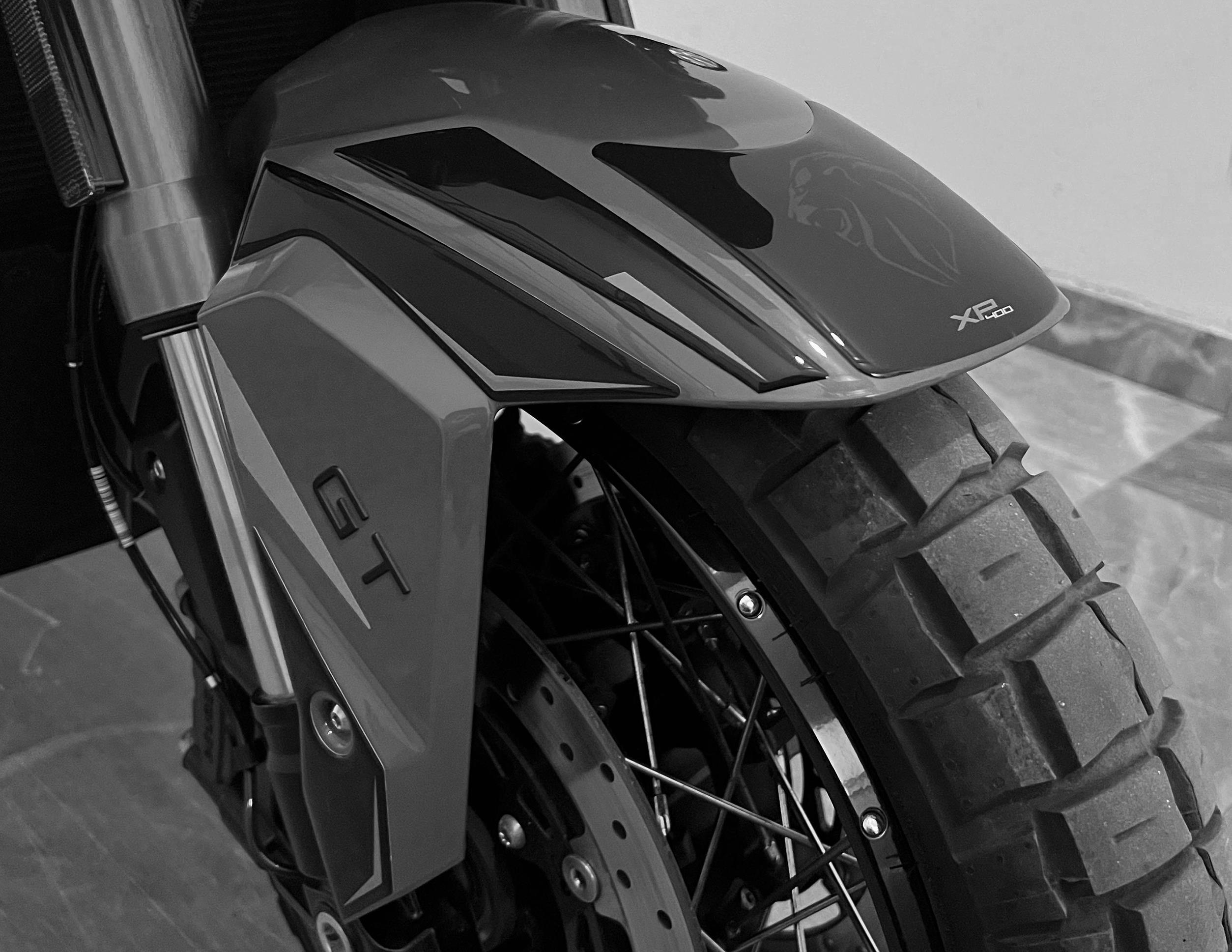 Peugeot XP-400 Uyumlu Çamurluk koruyucu Pad Set Siyah Gri Redline Grafik