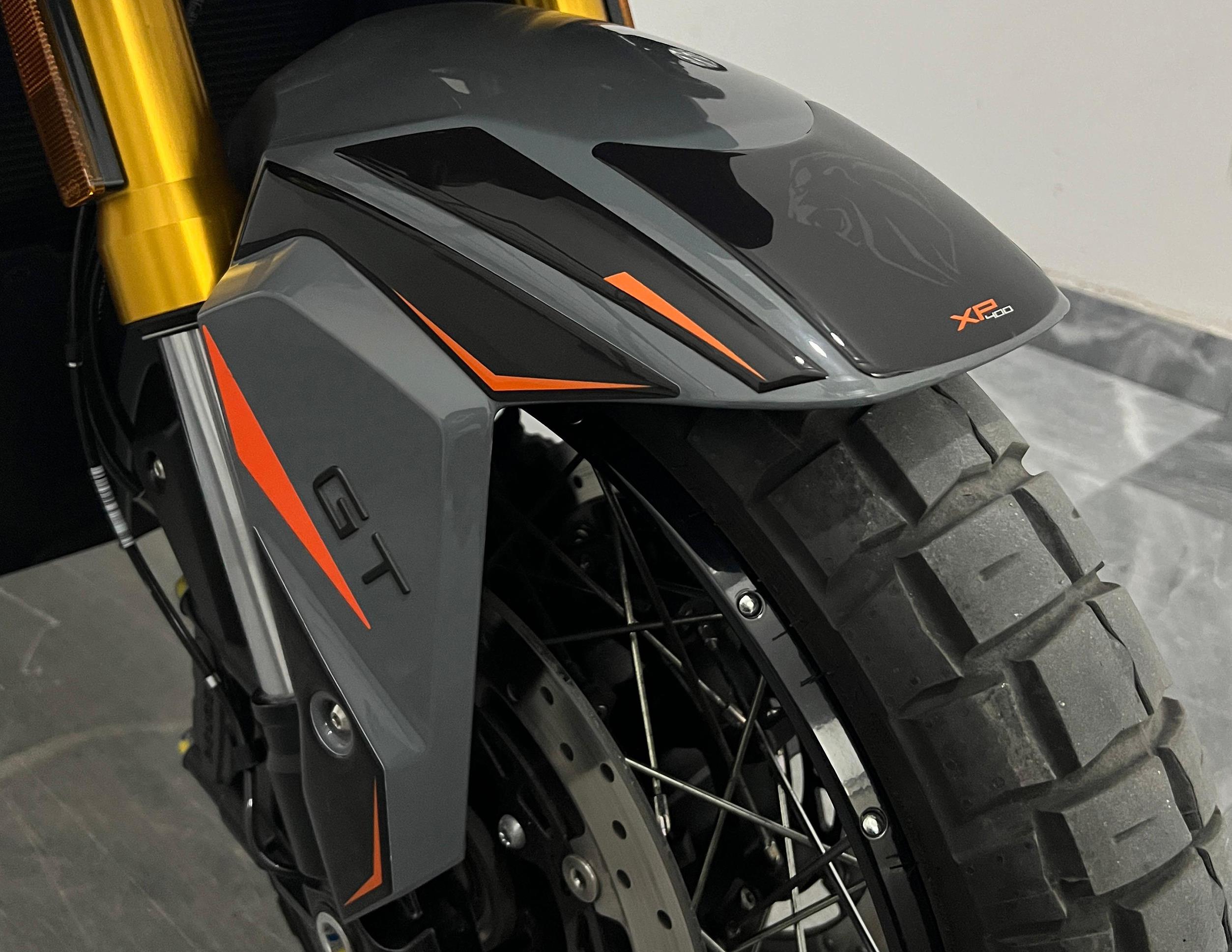 Peugeot XP-400 Uyumlu Çamurluk koruyucu Pad Set Siyah Turuncu Redline Grafik