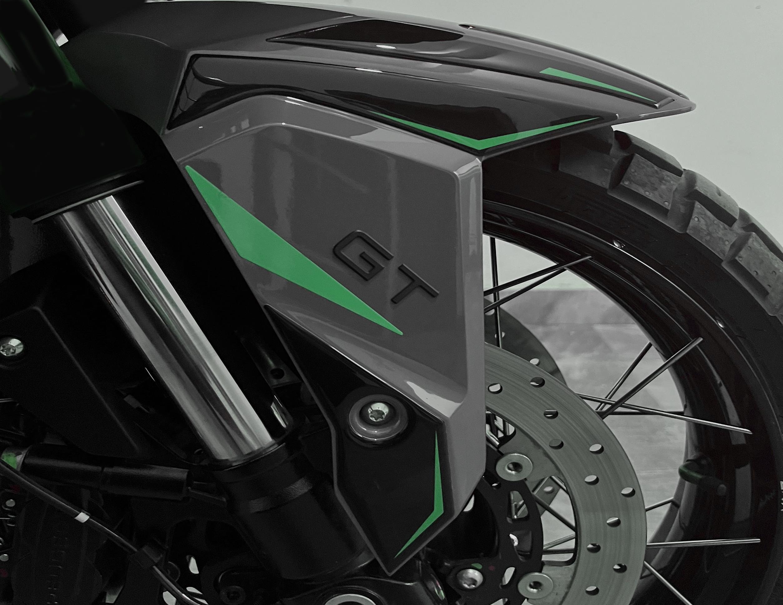 Peugeot XP-400 Uyumlu Çamurluk koruyucu Pad Set Siyah Yeşil Redline Grafik