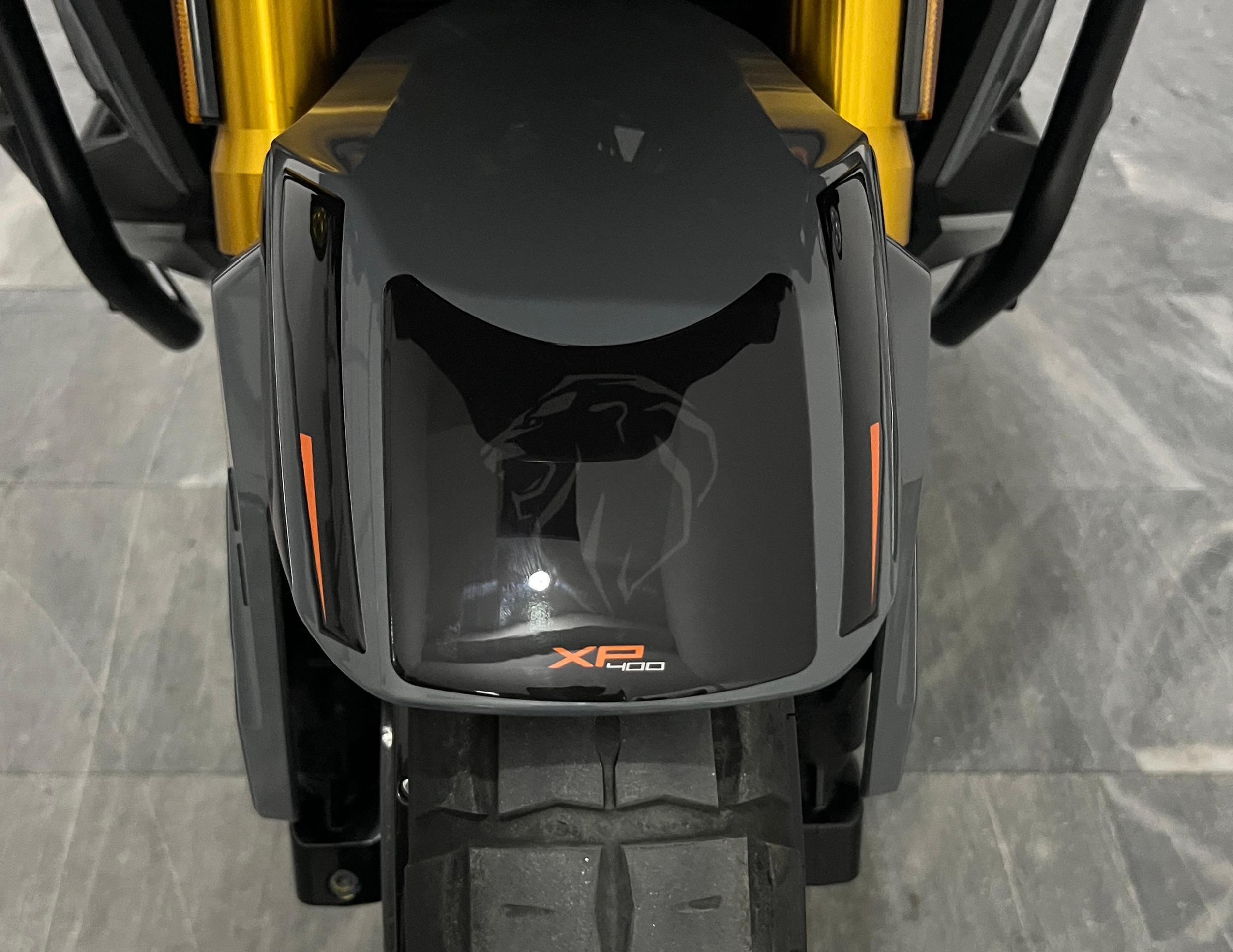 Peugeot XP-400 Uyumlu Çamurluk koruyucu Pad Set Siyah Turuncu Redline Grafik