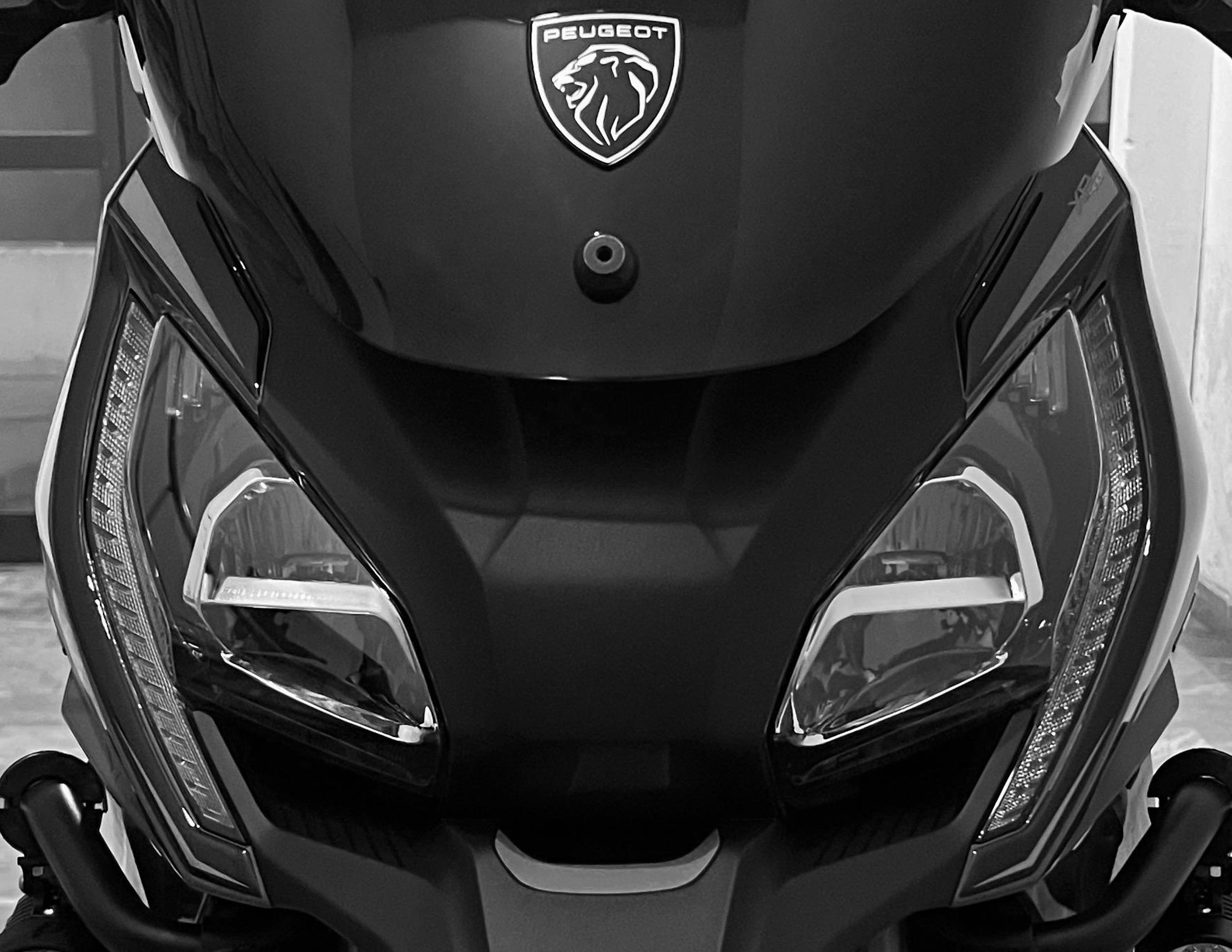 Peugeot XP-400 Uyumlu Far Pad Set Siyah Gri Redline Grafik