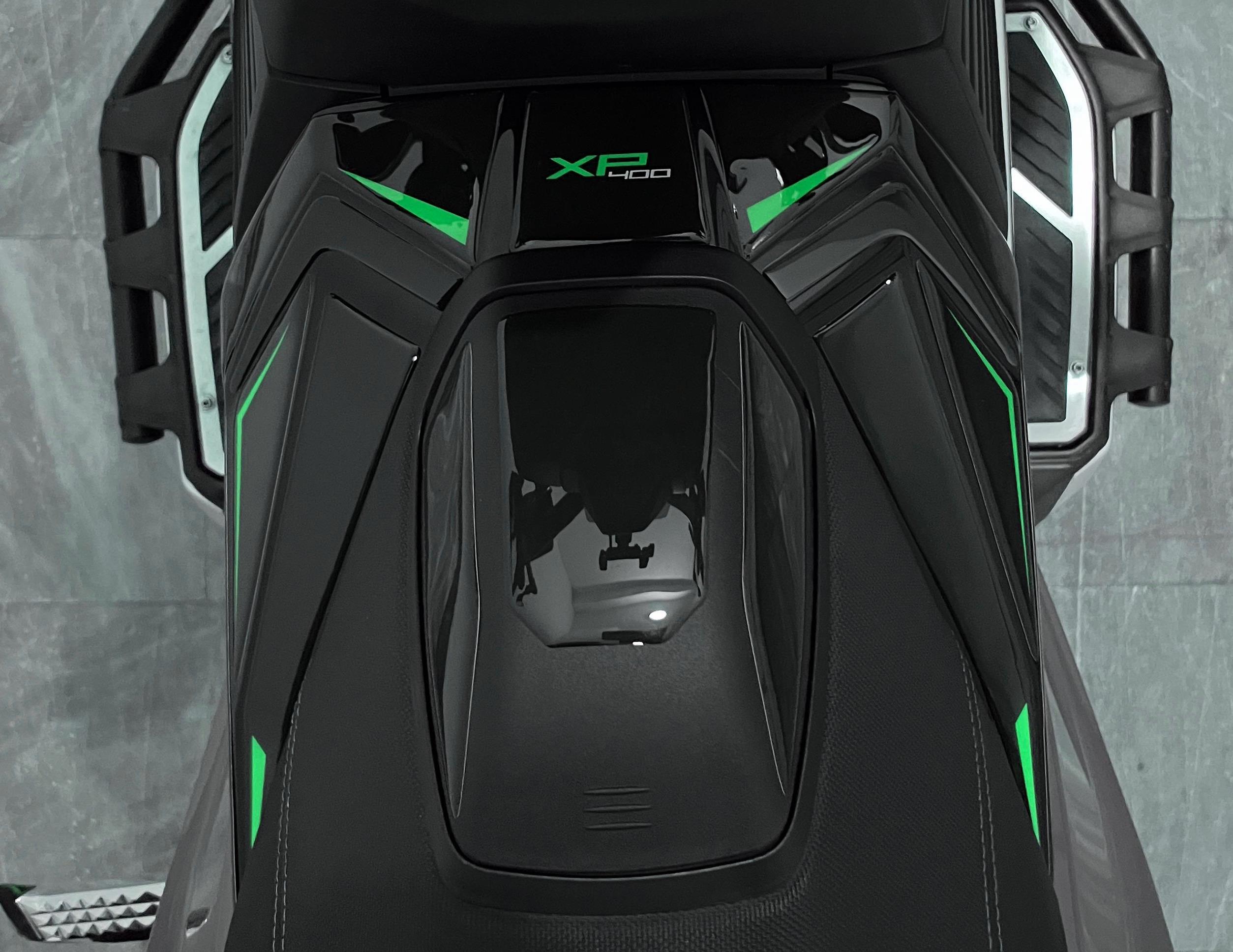 Peugeot XP-400 Uyumlu Tank Pad  Set Siyah Yeşil Redline Grafik