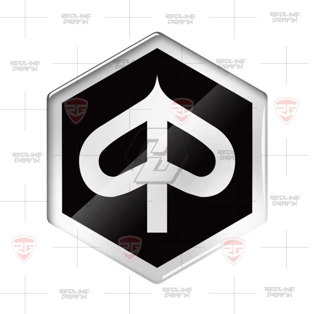 Piaggio Sticker Kabartmalı Ücretsiz Kargo