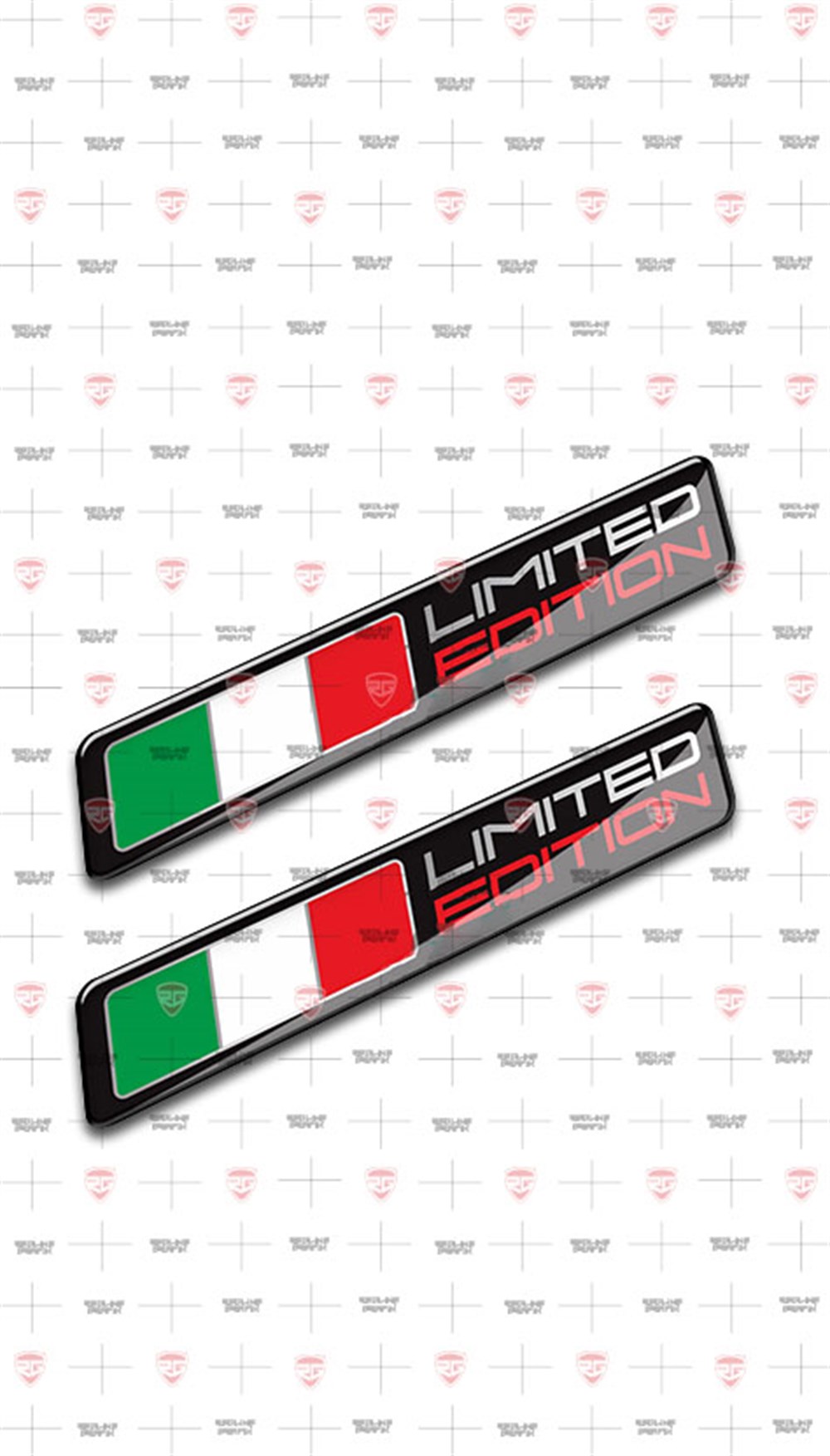 PIAGGIO VESPA etiket Aprilia Ducati İtalya bayrağı etiket 