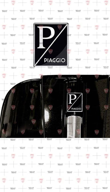 PIAGGIO VESPA GTS GTV LX LXV 125-150-250-300 3D Gümüş Logo