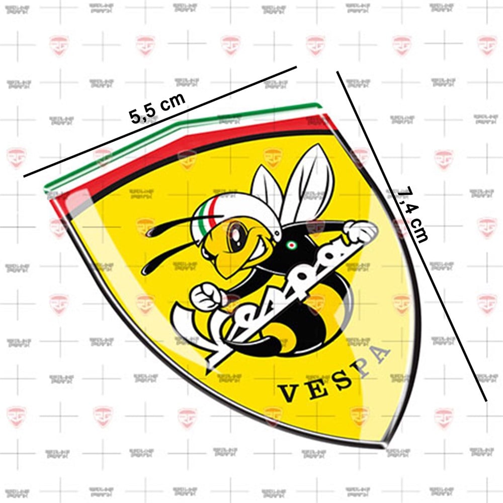 PIAGGIO VESPA GTS GTV LX LXV SPRINT 150 125 250 300 3D Sticker