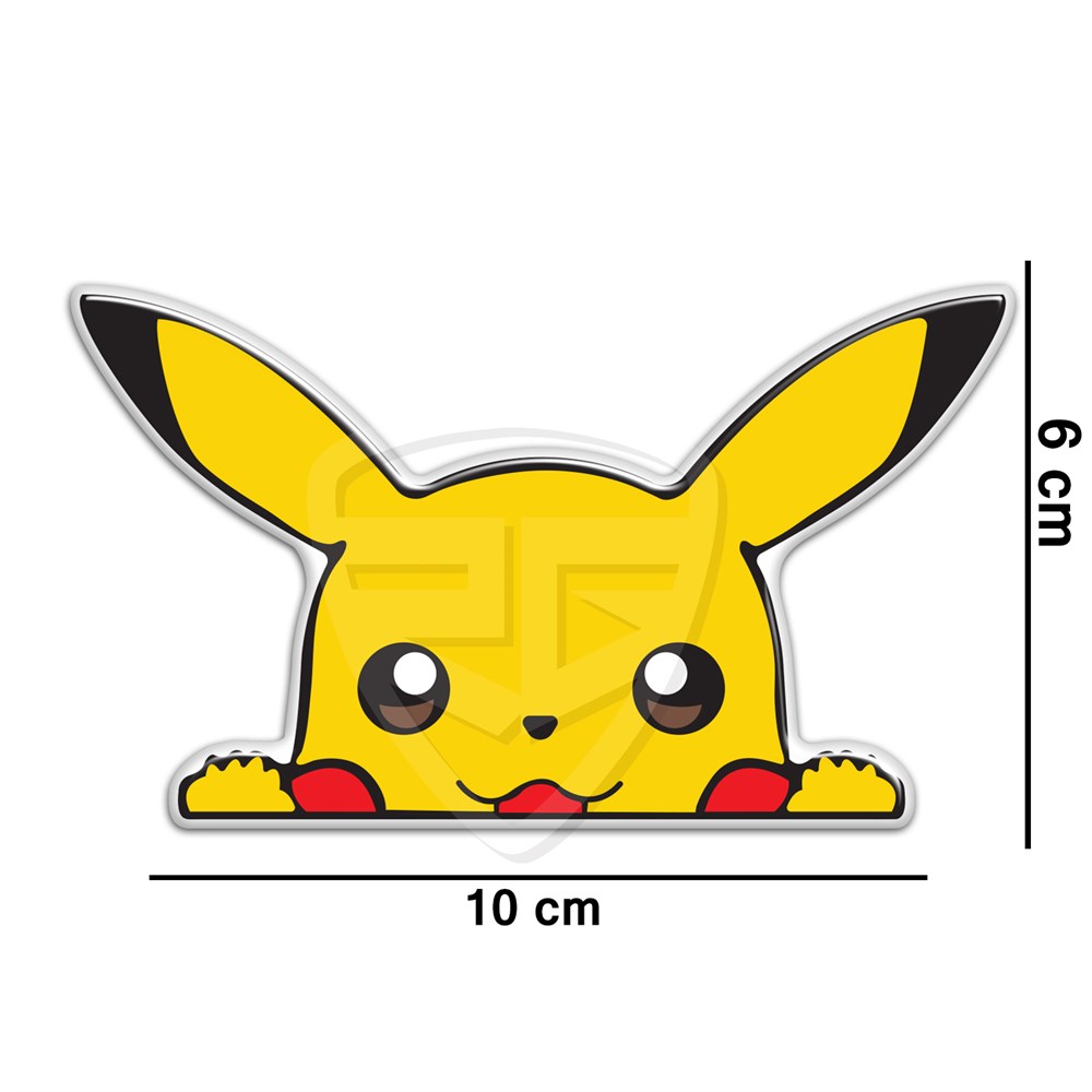 Pikachu 3D Damla Sticker